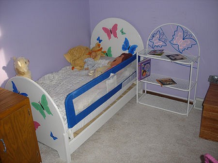 Bed and Shelf